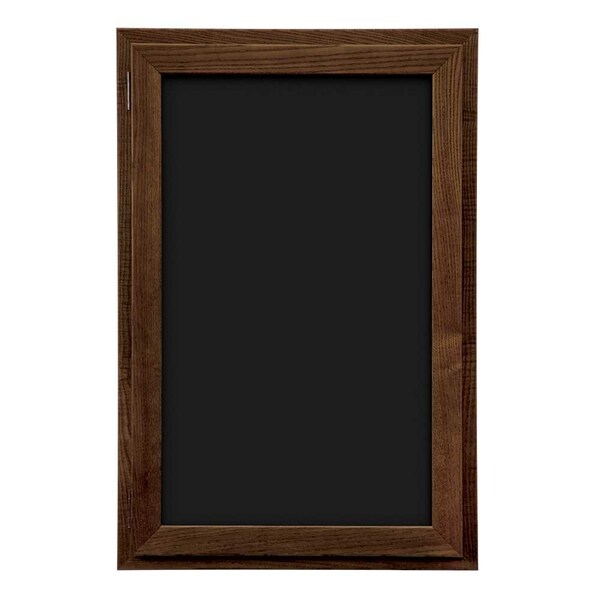 United Visual Products Indoor Enclosed Combo Board, 72"x36", Bronze Frame/Blue & Forbo UVCB7236BZ-BLUE-FORBO - main